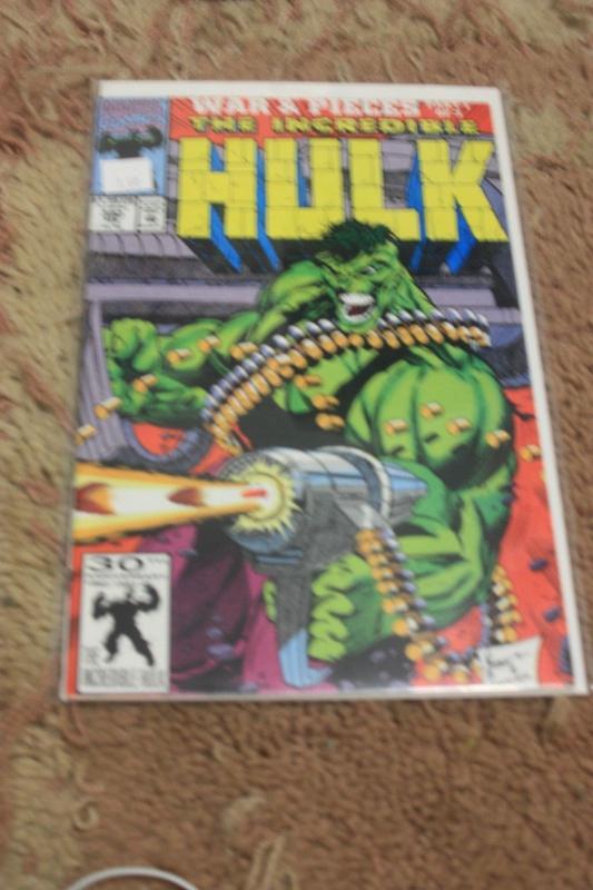  Incredible Hulk comic # 390 (Feb 1992, Marvel) war and pieces pt 1 x factor