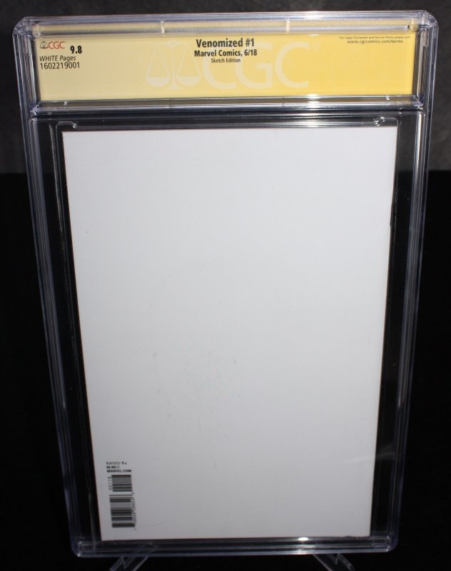 Venomized #1 CGC (9.8) Signed & Sketched by Skan Srisuwan & Steve Lydic - 2018
