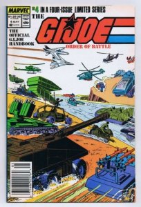 GI Joe Order of Battle #4 ORIGINAL Vintage 1987 Marvel Comics