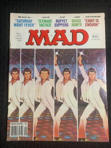 1978 MAD Magazine #201 VG+ 4.5 Alfred E Neuman / Saturday Night Fever Parody