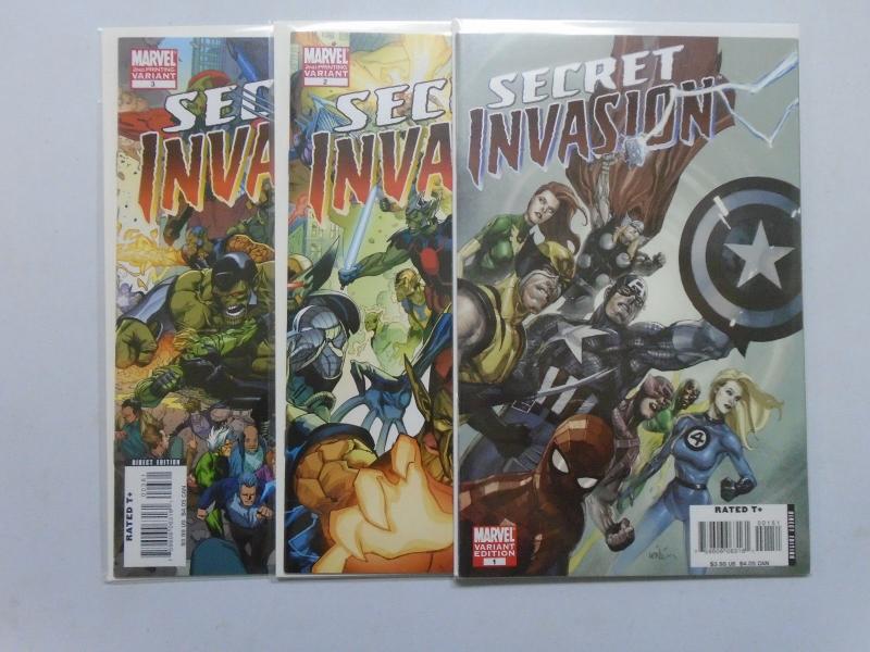 Secret Invasion, Set:#1E-3E Missing #6E For E Set, 8.0/VF (2008)