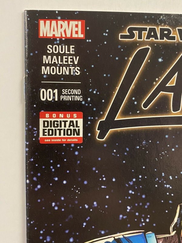 Star Wars Lando #1 2nd Second print Delgado Cover 2015 Marvel Disney