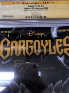 Gargoyles (2023) # 4 (CGC 9.8 SS) signed Nakayama • Census = 1 • Variant Cover I