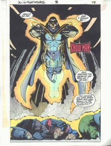 Justice League: A Midsummer's Nightmare #3 p.17 Color Guide Art - by John Kalisz