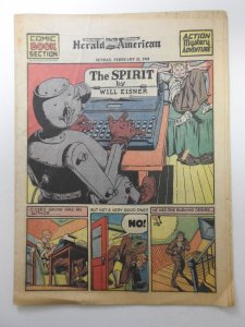 The Spirit #143 (1943) Vintage Newspaper Insert Rare!