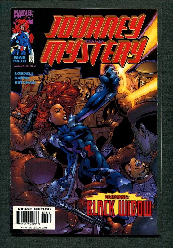 Journey Into Mystery #518 / Black Widow  / 9.4 NM  /  March 1998