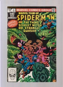 Marvel Team-Up Annual #5 - Direct Edition  (9/9.2) 1982