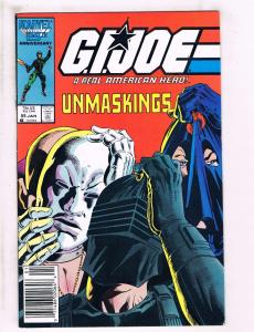 GI JOE # 55 VF Marvel Comic Book Snake Eyes Cobra Commander Destro Unmasked J95