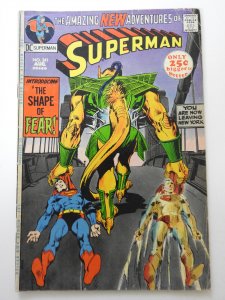 Superman #241  (1971) The Shape of Fear! Sharp VG Condition!