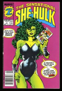 Sensational She-Hulk #1 Newsstand Variant Origin Retold! Classic Byrne Cover!