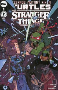 TMNT X Stranger Things #1 Cover B Variant Corona IDW Publishing 2023 EB132