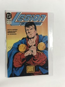 Legion of Super-Heroes #4 (1990) Legion of Super-Heroes FN3B221 FINE FN 6.0