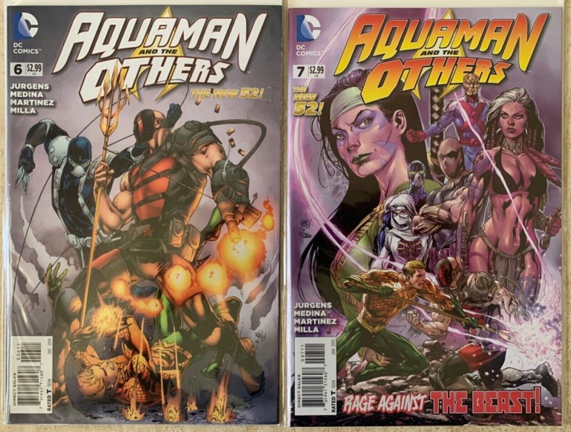 AQUAMAN AND THE OTHERS 1-11 + VARIANT OF ISSUE 1 | NEW 52 | 2014-15 | COMPLETE!