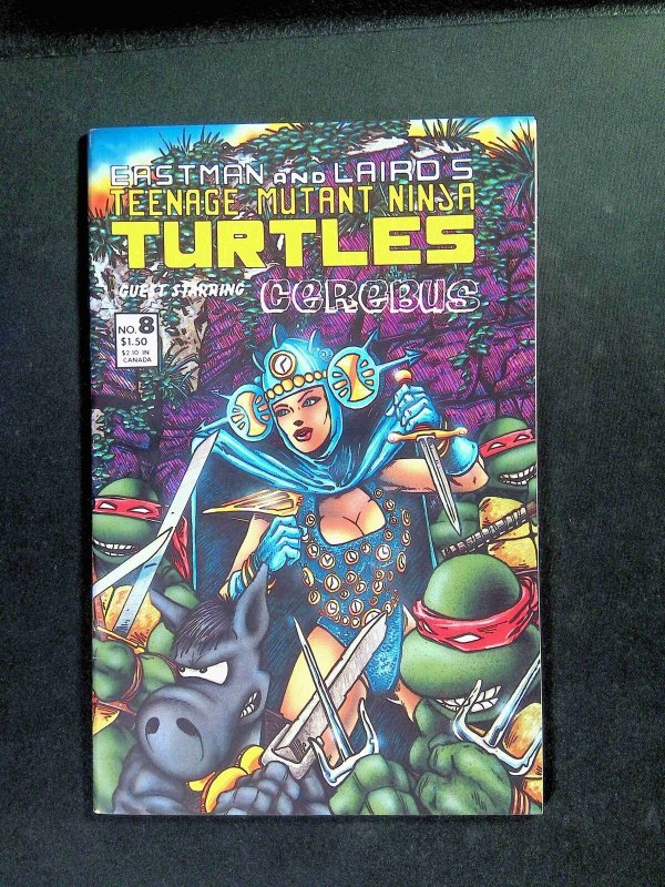 Teenage Mutant Ninja Turtles #8  Mirage Comics 1986 NM-