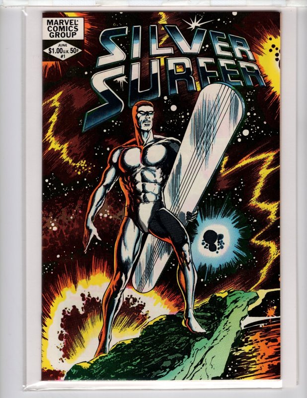 [ LOT75 ] • Silver Surfer #1 (1982) Stan Lee & John Byrne Classic! [475•ECA2]
