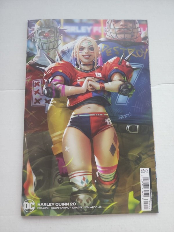 HARLEY QUINN VOL 4 ISSUE 20 TASK FORCE XX PART 3 DERRICK CHEW CARD STOCK VARIANT 