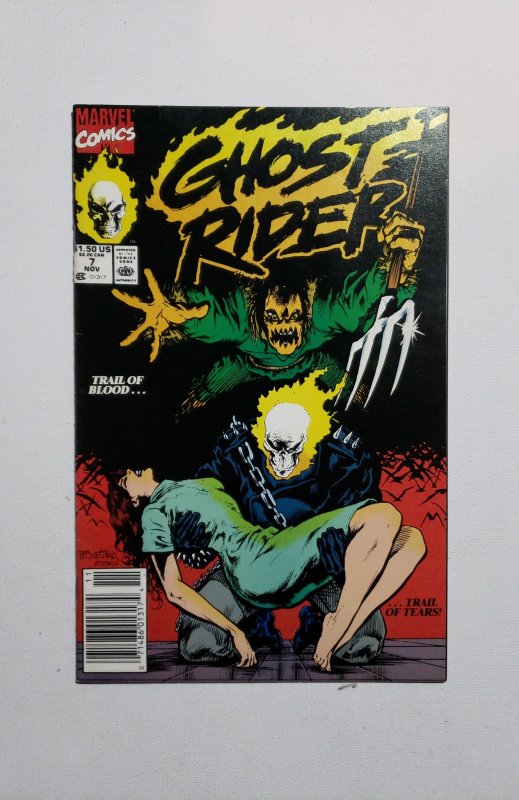 Ghost Rider #7 Newstand Edition (1990)