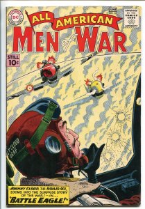 ALL-AMERICAN MEN OF WAR #85-1961-DC-SILVER AGE-JOHNNY CLOUD-WWII-HEATH-fn+