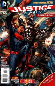 Justice League (2nd Series) #9B VG ; DC | low grade comic New 52 Combo-Pack Jim 