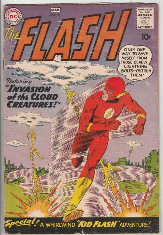 Flash, The #111 (Mar-60) FN- Mid-Grade Flash