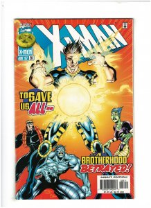 X-Man #28 NM- 9.2 Marvel Comics 1997 Nate Summers Havok & Dark Beast app.