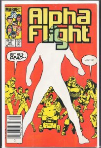 Alpha Flight #25 (1985) Alpha Flight