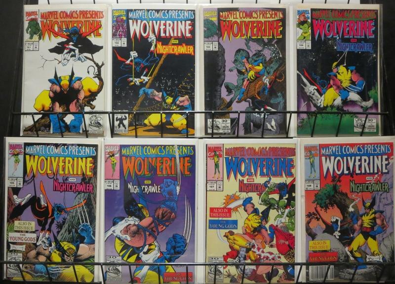 MARVEL COMICS PRESENTS 101-108 Wolverine Nightcrawler 8 part story