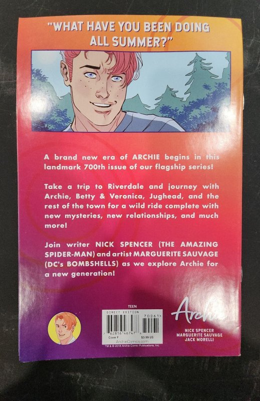 Archie #700 Cover F David Mack (2019)