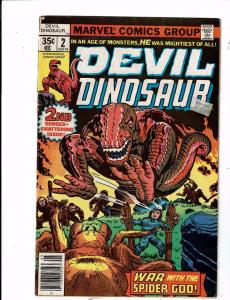 Lot of 2 Devil Dinosaurs Marvel Comic Books #2 6 BH51