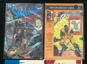 MISC INDY 4PC LOT (FN) SILVERHEELS!! FAT NINJA!! 1986