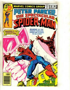 Peter Parker Spider-Man #26 NM Marvel Comic Book Daredevil Gwen May MJ Rhino GK4 