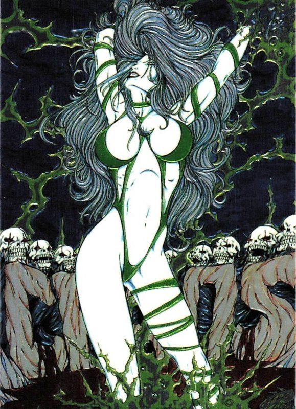 1994 Lady Death Foil Trading Cards - Chaos Comics