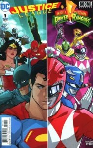 JUSTICE LEAGUE MIGHTY MORPHIN POWER RANGERS #1 2018 CROSS-OVER DC-BOOM NM CVR A 