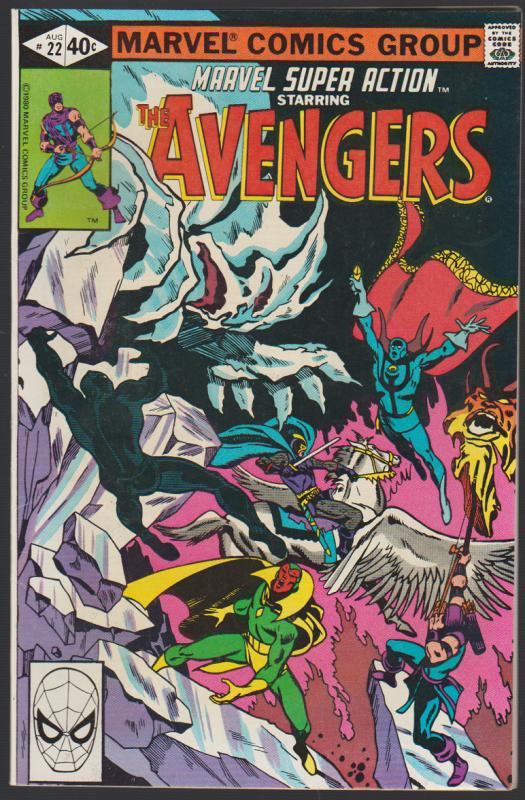 MARVEL SUPER ACTION / THE AVENGERS #22 - MARVEL COMICS 1980