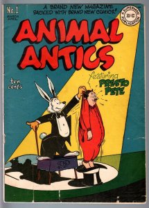 ANIMAL ANTICS #1-1946-FIRST RACCOON KIDS-GOLDEN AGE DC-VG VG