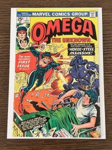 Omega the Unknown #1 (1976). VF. 1st app Omega!
