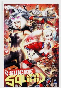 Suicide Squad #1 Cover E Nathan Szerdy SIGNED/REMARKED Trade Variant.