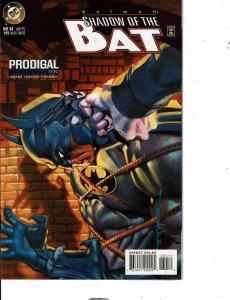 Lot Of 6 Shadow of the Bat Batman DC Comic Book #30 34 35 50 55 56 AB5