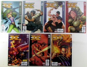Ultimate X-Men Lot of 7 #61, 67, 70, 71, 72, 73, 74 2005 Marvel Wolverine Comics
