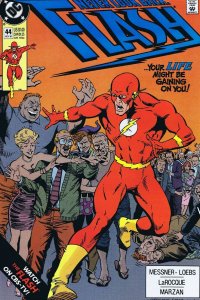Flash #44 ORIGINAL Vintage 1990 DC Comics