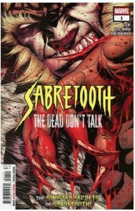SABRETOOTH THE DEAD DONT TALK#1 MARVEL COMICS 2025 MAIN COVER ADAM KUBERT NM