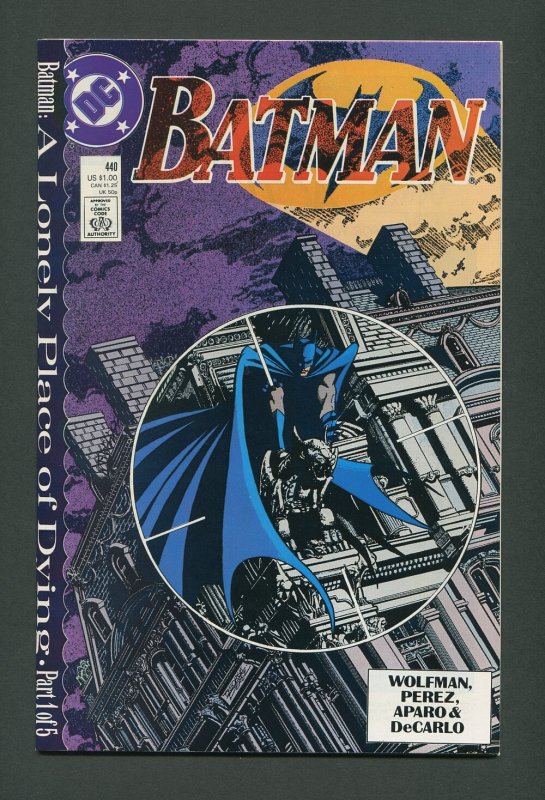 Batman #440  / 9.6 NM+ / George Perez /  October 1989