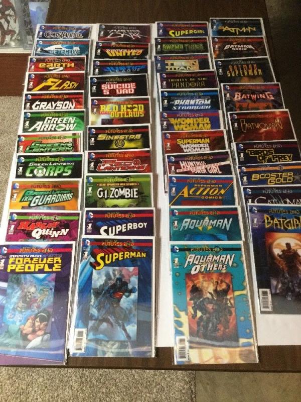 Futures End Lenticular 3D 41 Issue Set + 41 Regular Cover Set 82 Issues Total Nm