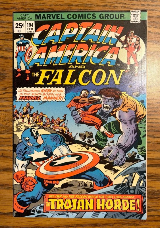 Captain America #194 (9.2 NM) 1st William Taurey, Jack Kirby is BACK! (1976)