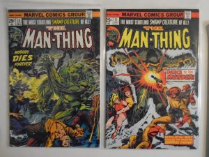 *Man-Thing v1 (1974) 10nm-*, 11nm- Ploog Art on both