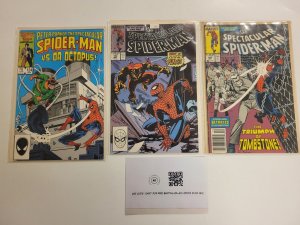 3 Spectacular Spider-Man Marvel Comics #124 154 155 82 SM9