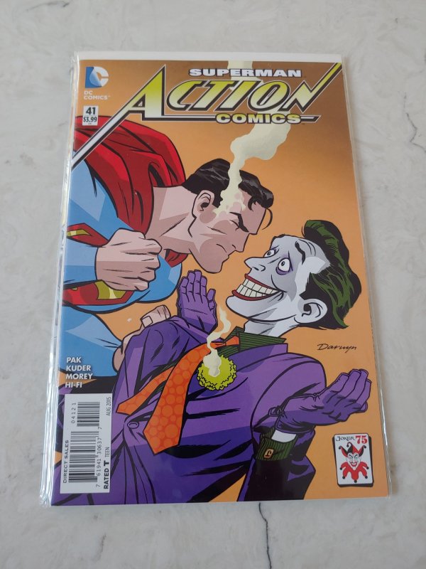 Action Comics 41 1st print Joker variant DC Comics New 52 Darwin Cooke Superman