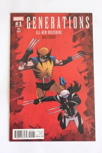 Generations: Wolverine & All-New Wolverine Shalvey Cover (2017) NM