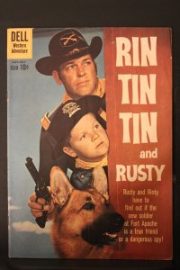 Rin Tin Tin and Rusty #34 1960 High-Grade VF/NM or better Photo cover Utah CERT!