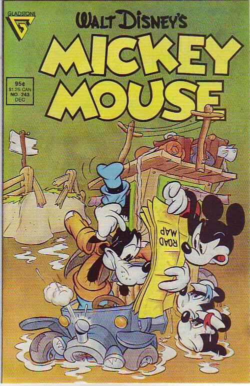 Mickey Mouse, Walt Disney's #243 (Dec-88) NM/NM- High-Grade Mickey Mouse, Goofy